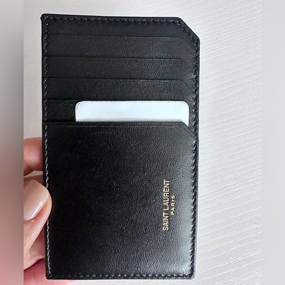 Saint Laurent Black Smooth Leather
Card Case - Picture 3 of 6
